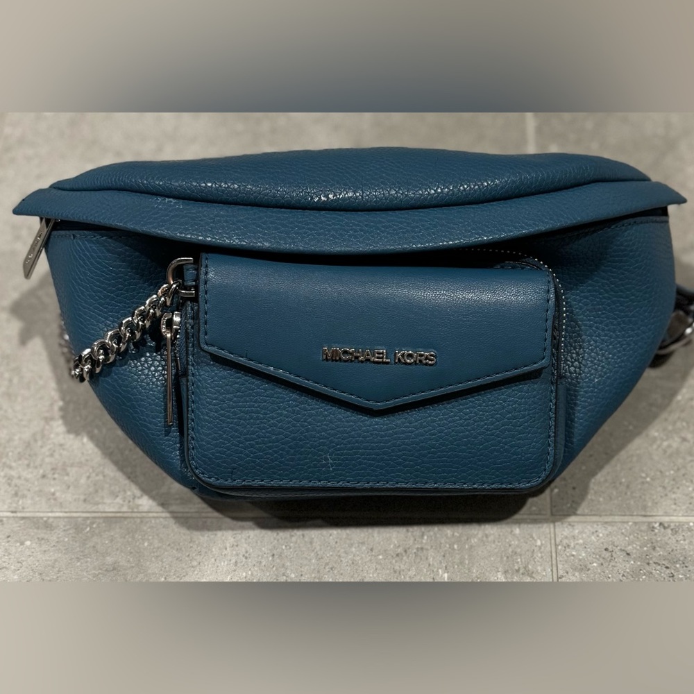 Michael Kors Maisie 2 in 1 Leather Belt Bag - Teal